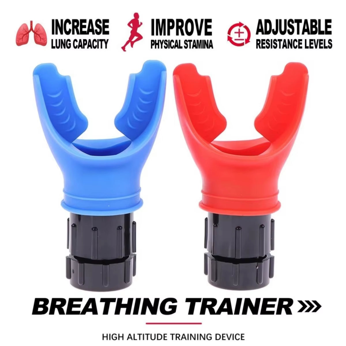 High Quality Sports Breathing Trainer Exercise Tool to Adjust Breathing Rhythm during Exercise