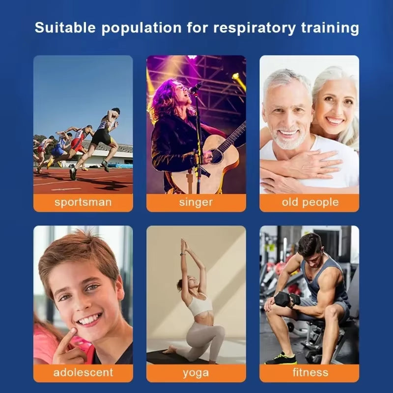 High Quality Sports Breathing Trainer Exercise Tool to Adjust Breathing Rhythm during Exercise