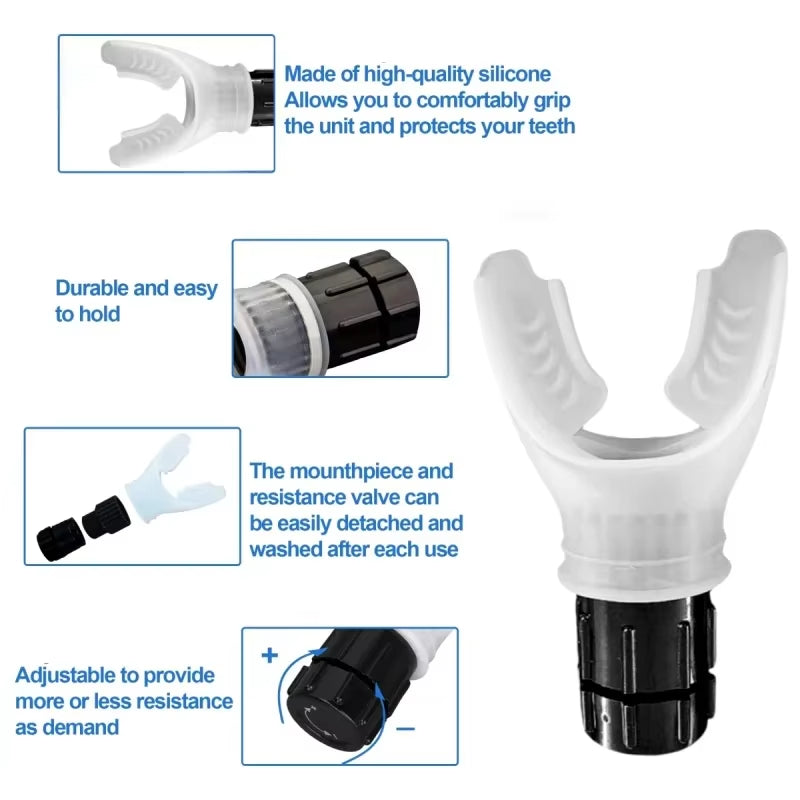 High Quality Sports Breathing Trainer Exercise Tool to Adjust Breathing Rhythm during Exercise